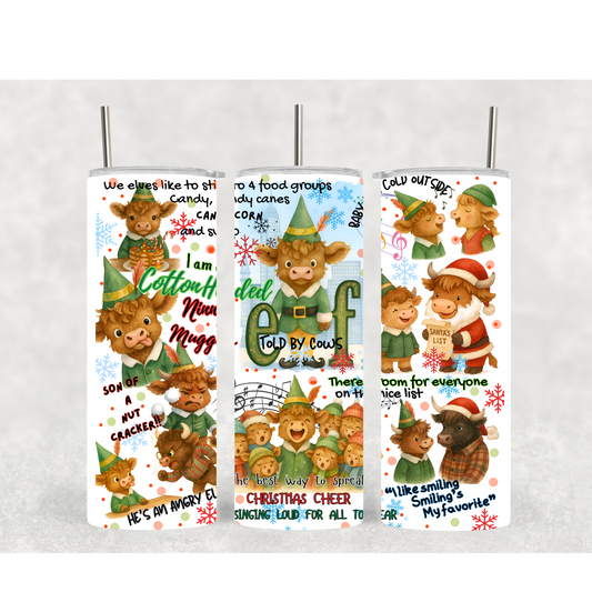 Elf Cow 20oz Stainless Steel Tumblers