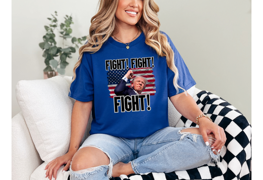 Fight Fight Fight Tee | President T-Shirts | DTF Design