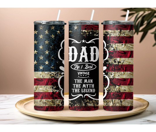 Father's Day Tumblers | Tumblers for Dad | 20oz Sublimation Tumblers