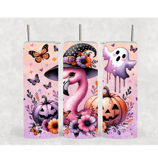 Halloween Flamingo 20oz Stainless Steel Tumblers