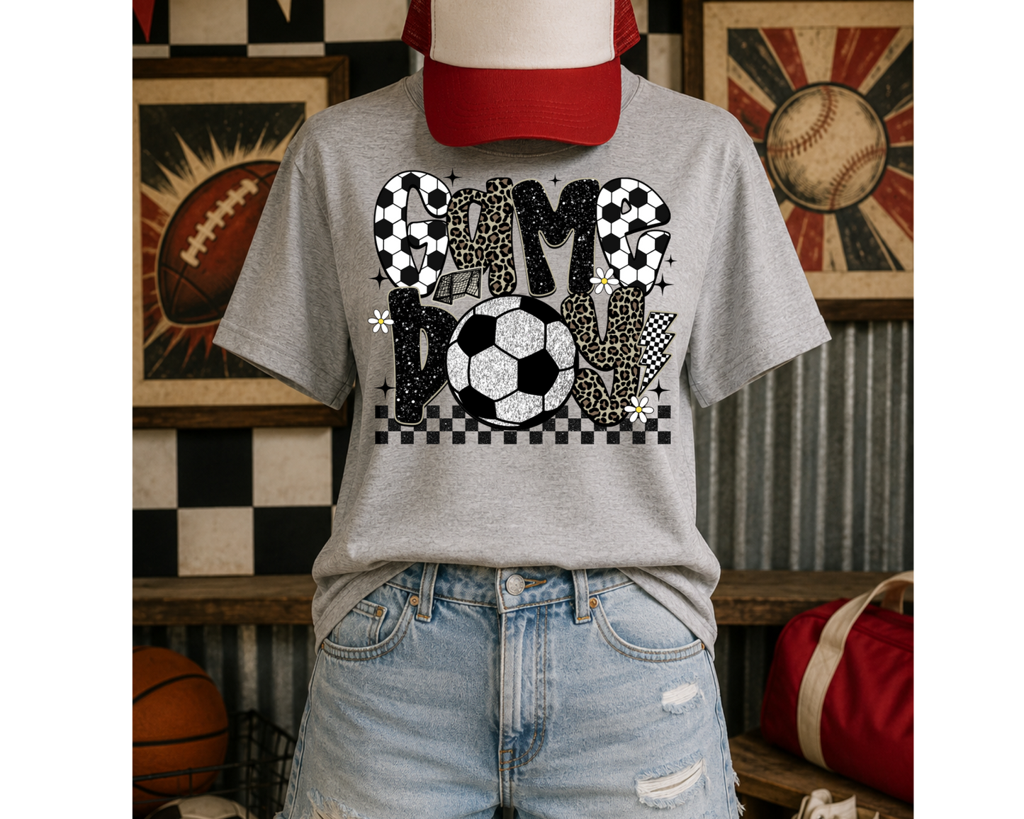 Soccer Mom T-Shirt | Game Day Soccer Shirt | Soccer Mama Graphic Tee