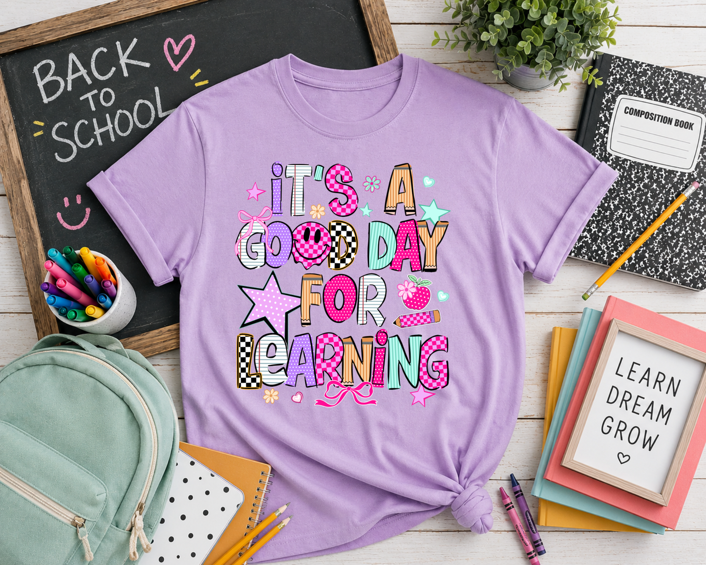 It's a Good Day for Learning | Back to School Graphic Tee | Youth Tees