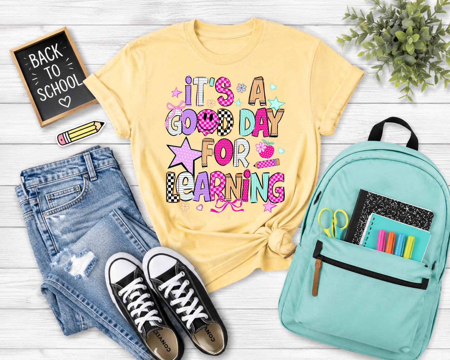 It's a Good Day for Learning | Back to School Graphic Tee | Youth Tees