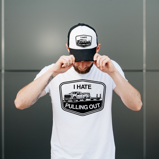I Hate Pulling Out Truck & Trailer Shirt | Funny Truck Driver Tee | F350 Hauling Graphic Shirt