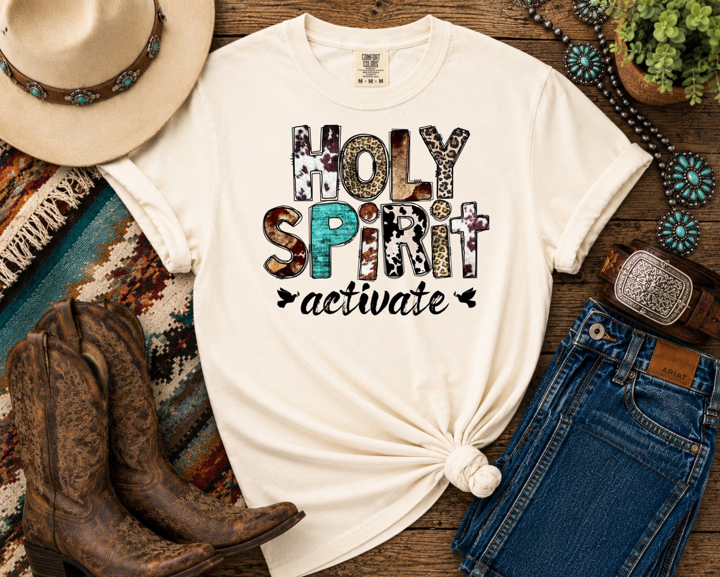 Western Graphic Tees | Holy Spirit Activate, Just a Little Moody & Just a Little Dramatic