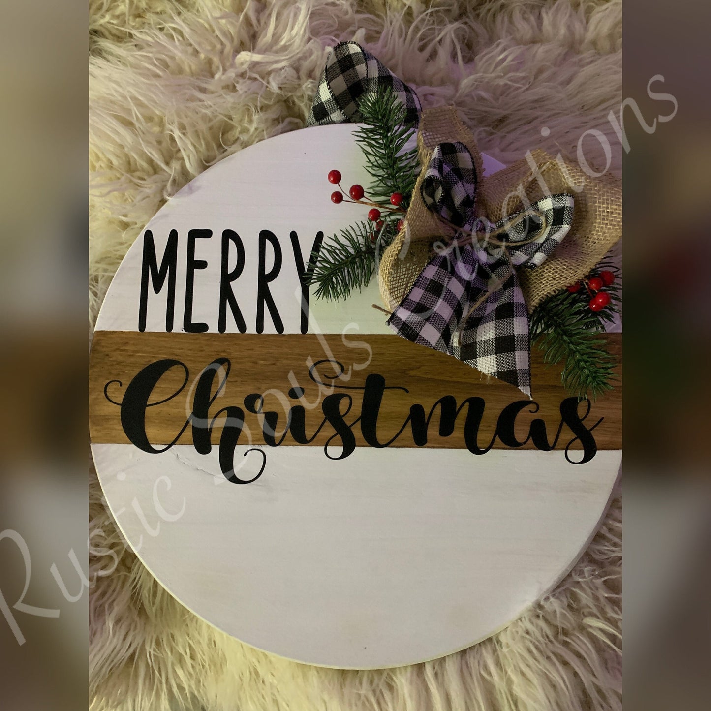 Merry Christmas Y'all Door Hanger | Christmas Décor | Merry Christmas Door Sign | Merry Christmas Wall Hanging