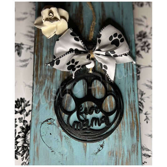 Fur Mama Car Charm | Wooden Car Charms | Rearview Mirror Car Charms | Car Accessories | Dog Mom