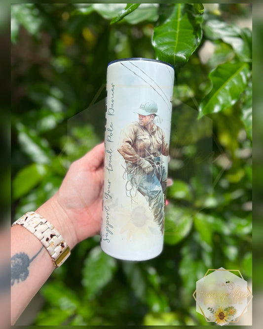 Lineman Tumbler | Support Your Local Pole Dancer | Lineman Life