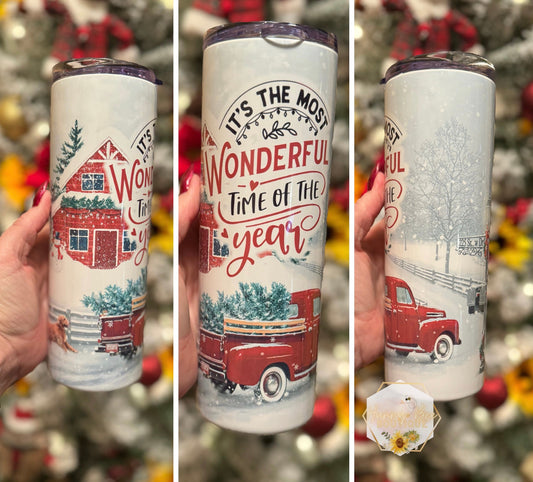Christmas Tumblers | 20oz Straight Tumblers | Custom Tumblers