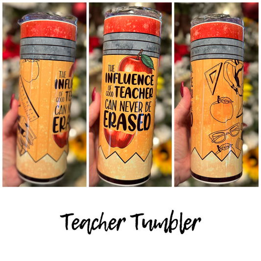 Teacher Tumblers | 20oz Straight Tumblers | Teacher’s Gift | School Worker