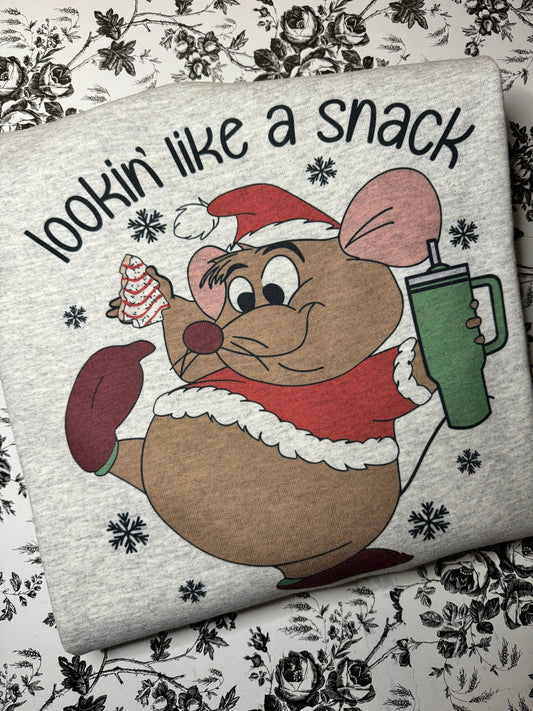 Christmas Sweater | Looking Like A Snack | Funny Christmas Shirts | Sublimation Shirts