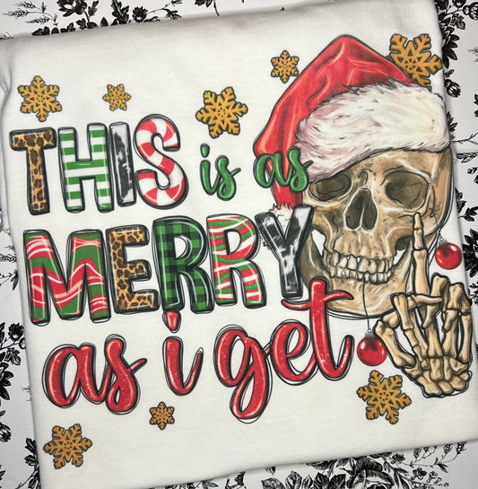 Christmas Sweater | Funny Christmas Shirts | Sorta Merry Sorta Scary | Sublimation Designs
