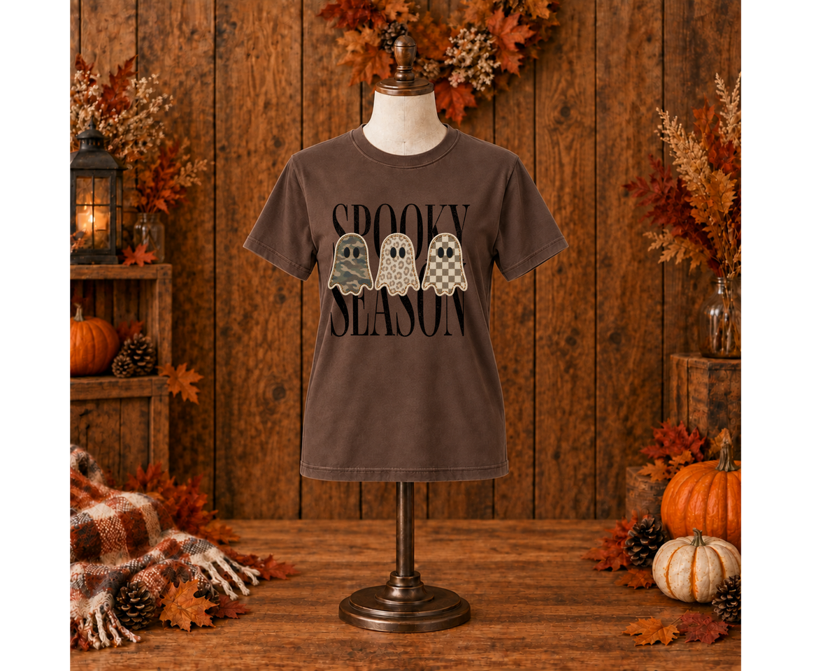 Spooky Season Ghost T-Shirt or Sweatshirt