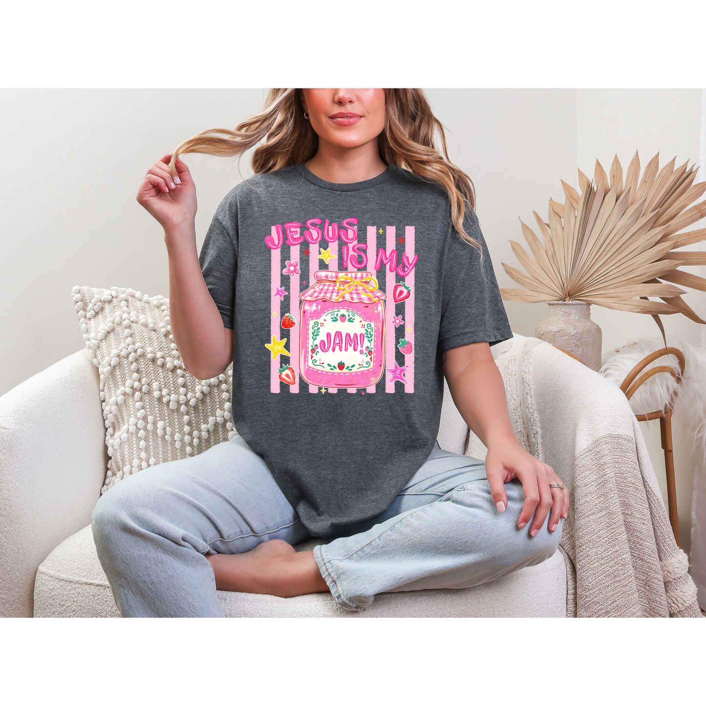 Jesus Is My Jam Comfort Colors Christian Graphic Tee