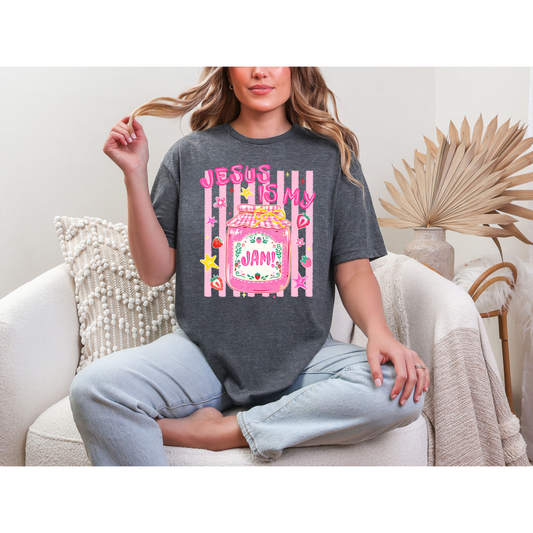 Jesus Is My Jam Comfort Colors Christian Graphic Tee