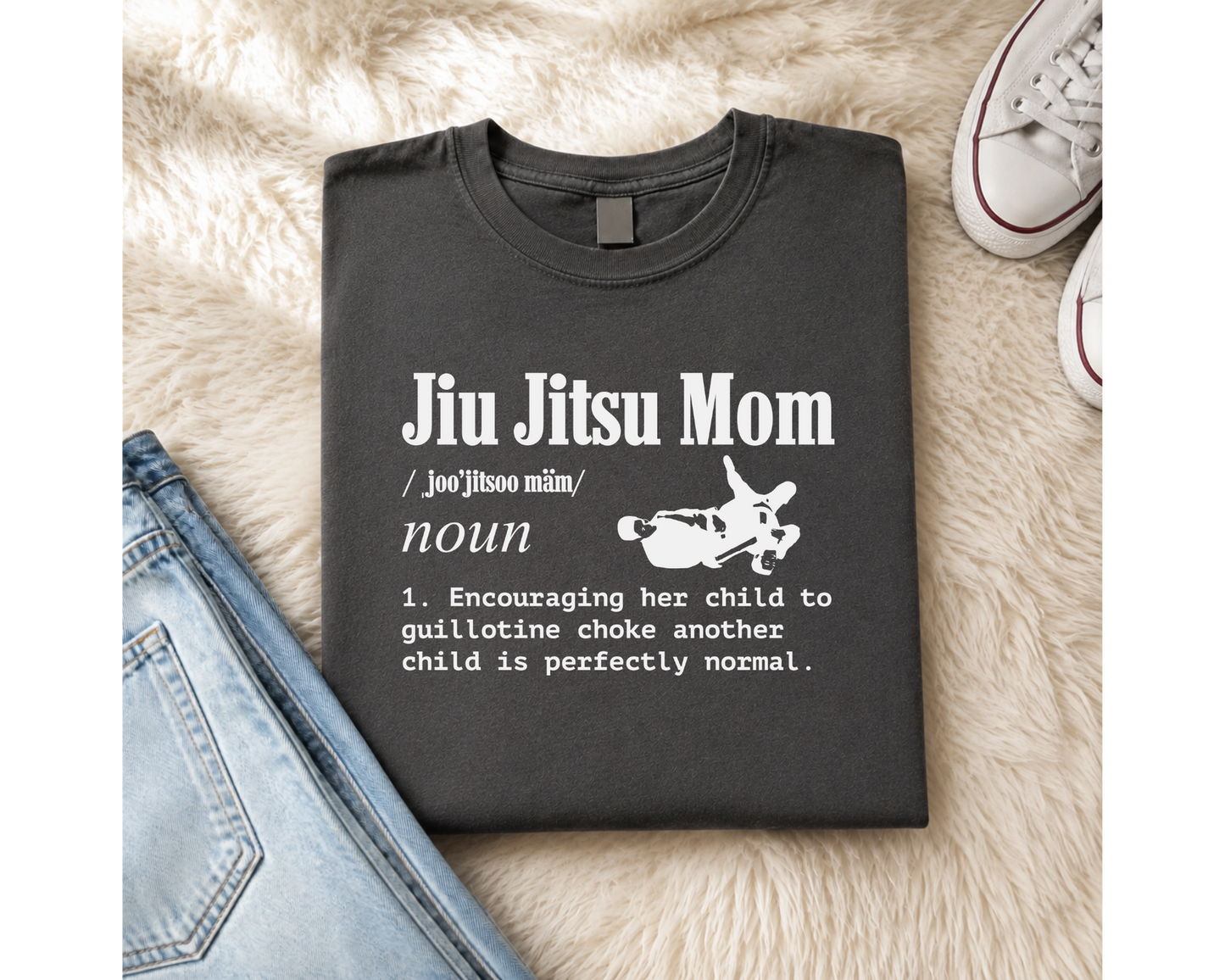Jiu Jitsu Mom T-Shirt | Funny BJJ Mom Shirt | Martial Arts Sports Mom Tee