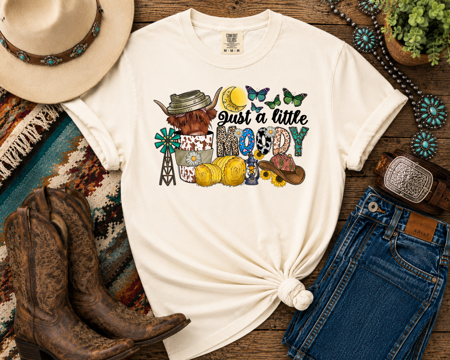 Western Graphic Tees | Holy Spirit Activate, Just a Little Moody & Just a Little Dramatic