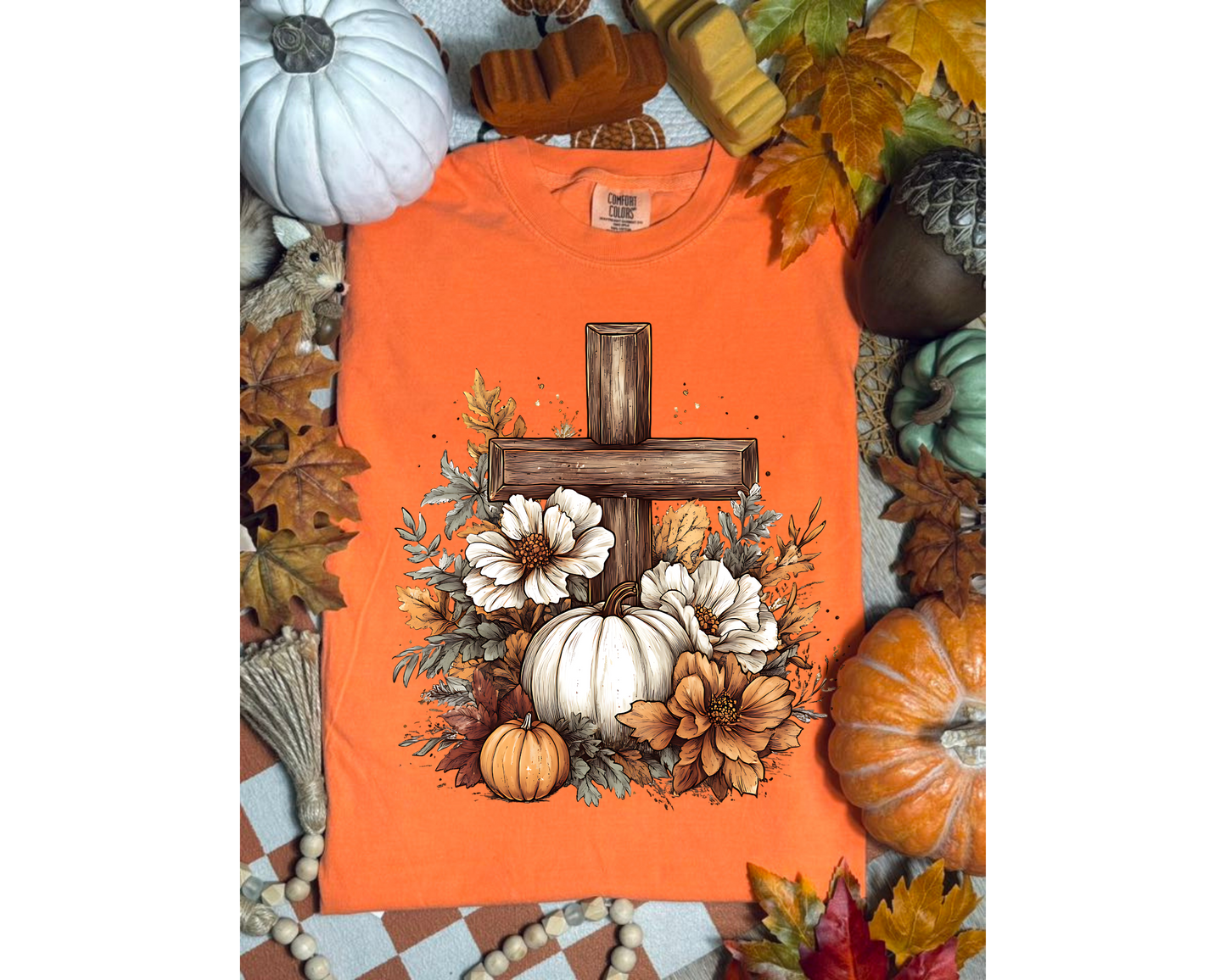 Fall-O-Ween Jesus Christian Pumpkin Shirt | Matthew 4:19 Fall Graphic Tee | Faith-Based Autumn T-Shirt | Thanksgiving Christian Apparel