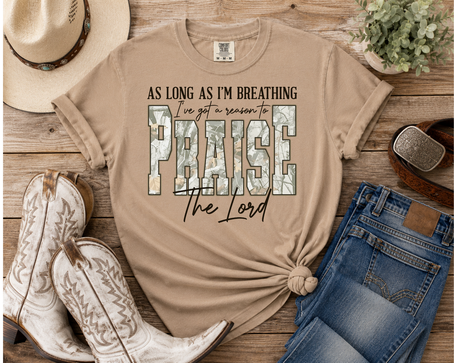 Faith & Fall Christian Graphic Tees | God Is Good + Reason to Praise