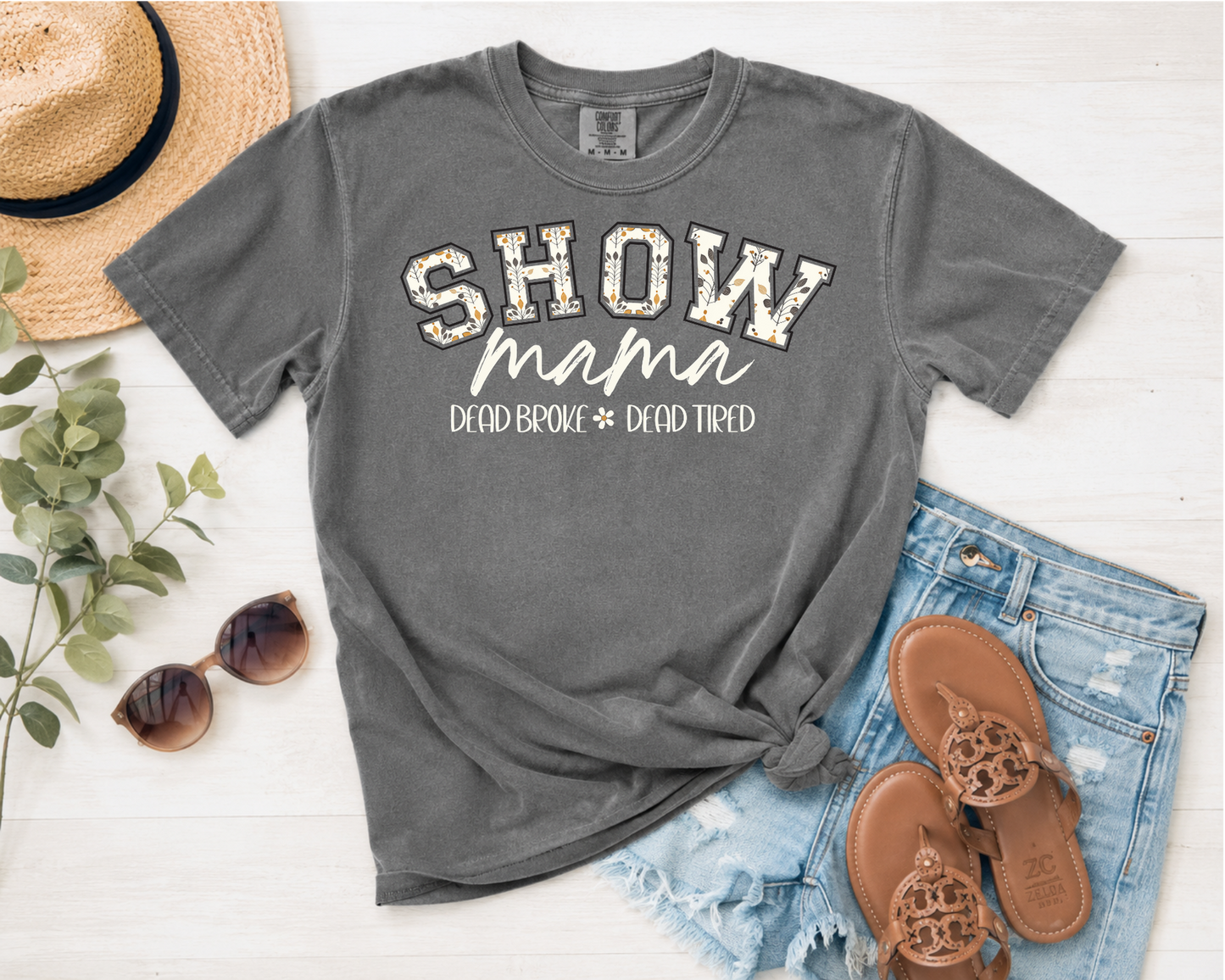Show Mom & Show Mama Livestock Graphic Tee | Pig Show Mom Western Shirt