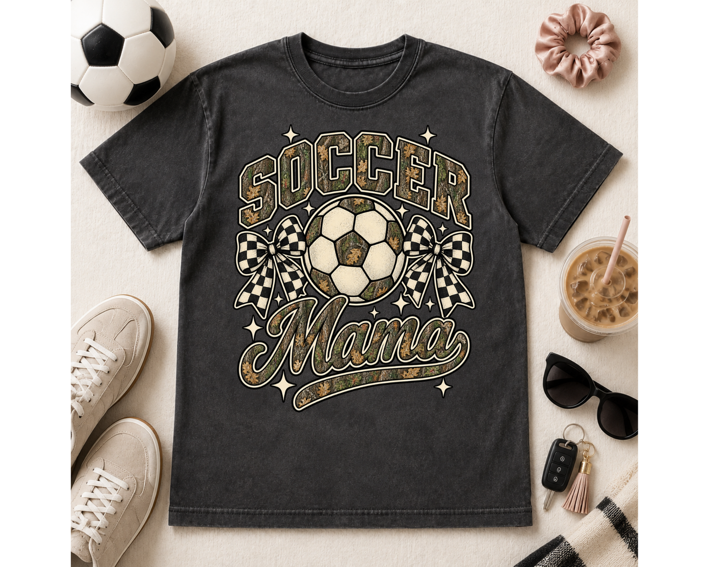 Soccer Mom T-Shirt | Game Day Soccer Shirt | Soccer Mama Graphic Tee