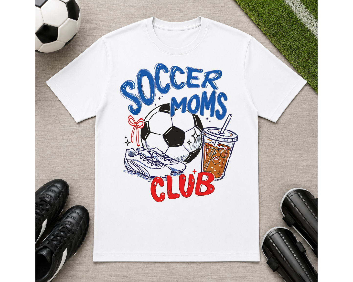 Soccer Mom T-Shirt | Game Day Soccer Shirt | Soccer Mama Graphic Tee