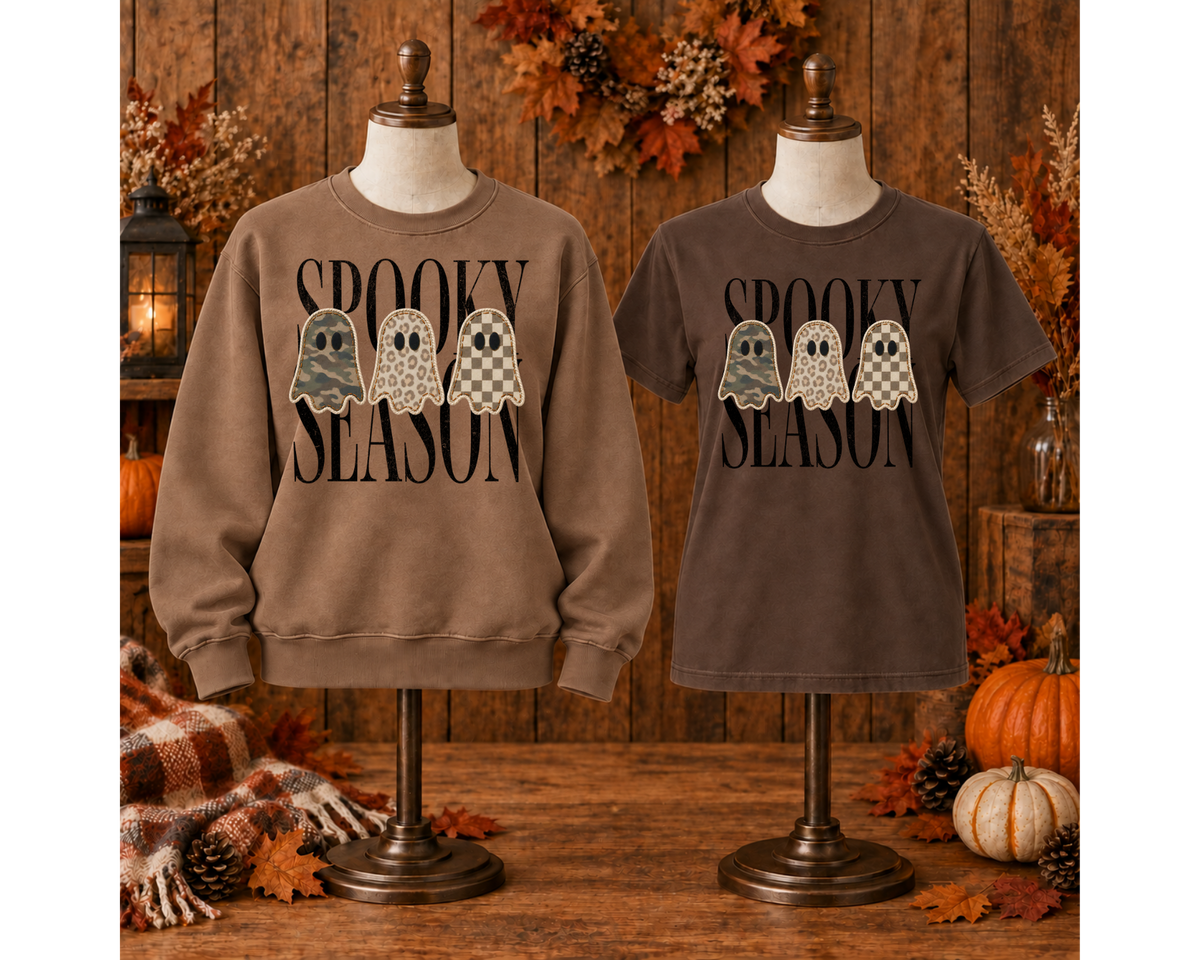 Spooky Season Ghost T-Shirt or Sweatshirt