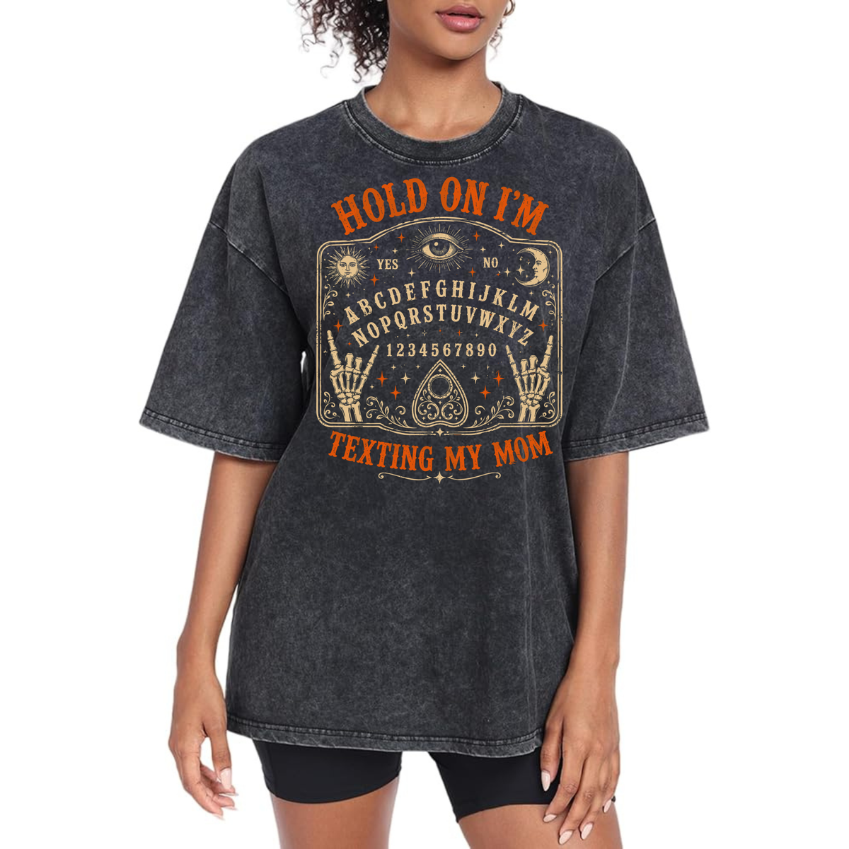 Hold On I’m Texting My Mom or Dad | Spirit Board Graphic Tee