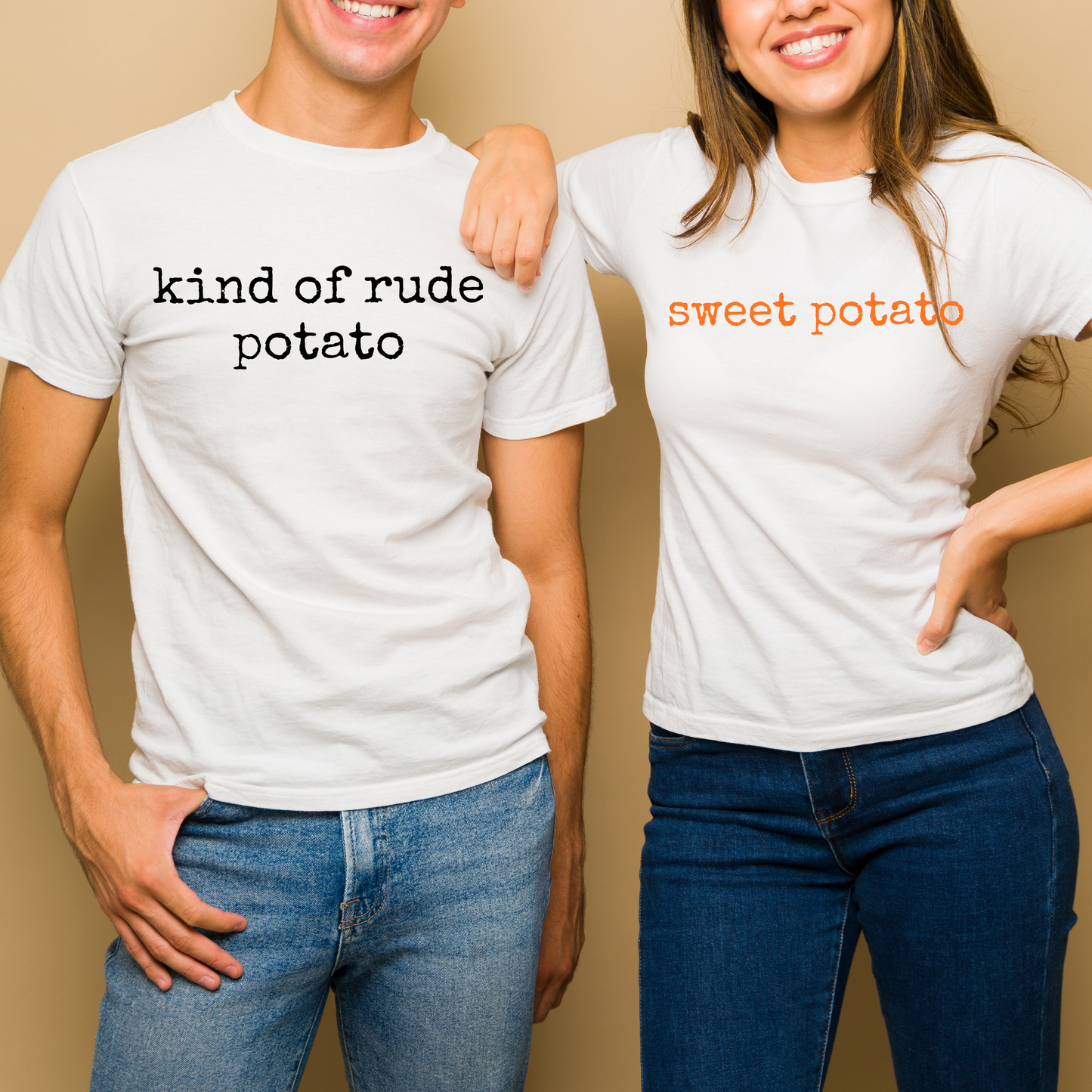 Sweet Potato & Kind of Rude Potato Matching Tees