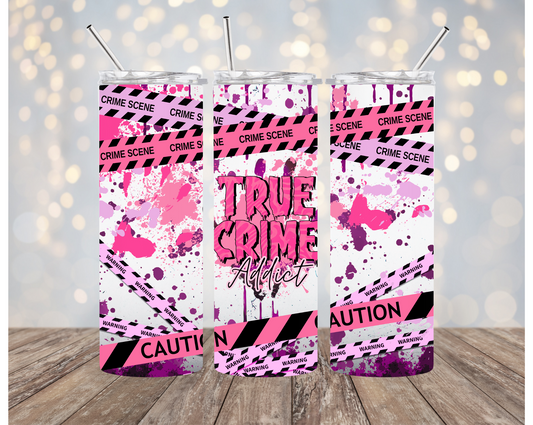 True Crime Tumblers | True Crime Junkie | 20oz Tumblers