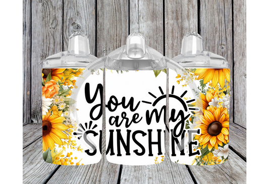 Custom Sippy Tumblers | You Are My Sunshine | Farm Animals | Cute Kid Sippy Tumblers | 12oz Sippy Tumblers